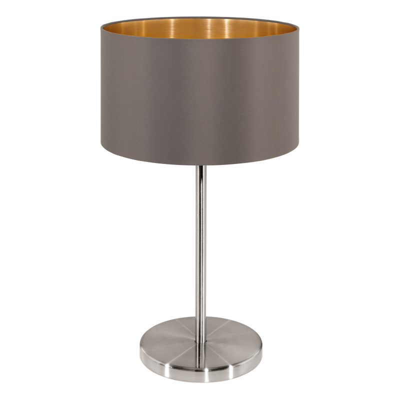 Candeeiro de Mesa EGLO MASERLO Cappuccino/Ouro E27