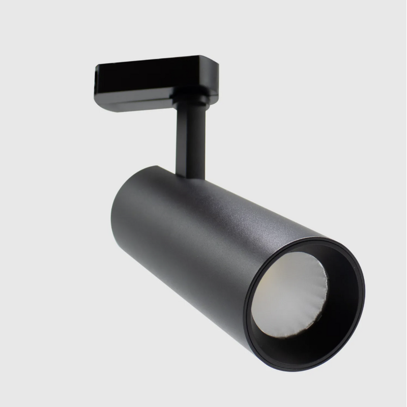 Projetor LED Zunit 28W Preto para Calha Monofásica CCT3 3000K-6500K