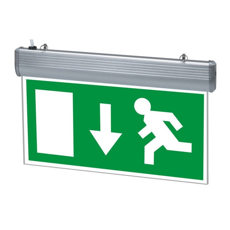 Armadura de Emergência LED Suspensa Luselamp (Seta p/Lado)