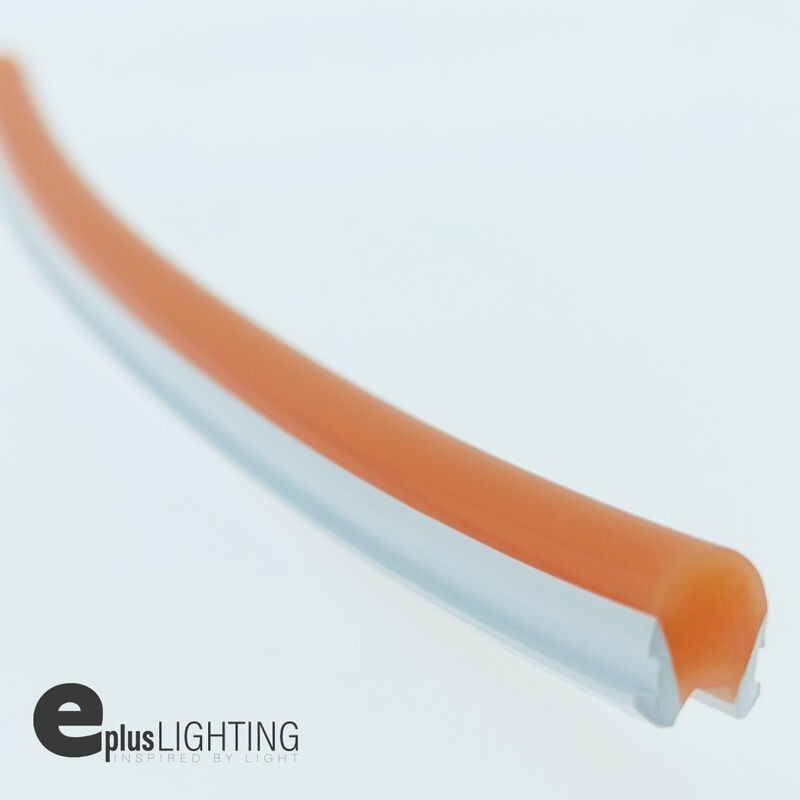 Difusor em Silicone 8mm Laranja para Neon 2º Geração 1m