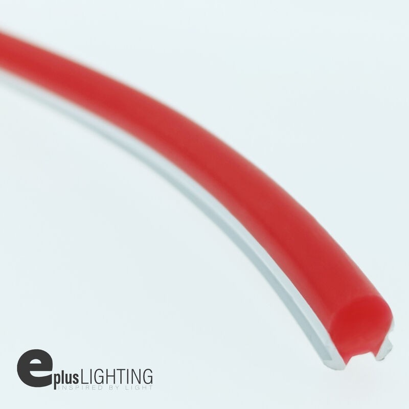 Difusor em Silicone 8mm Vermelho para Neon 2º Geração 1m