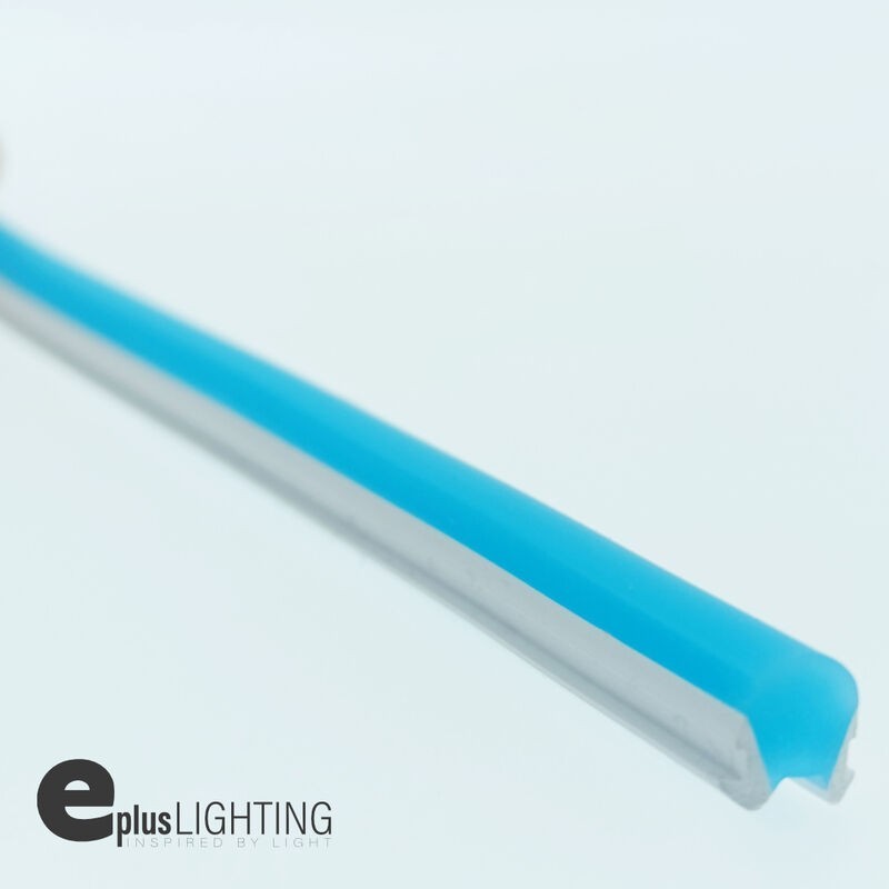 Difusor em Silicone 6mm Azul Gelo para Neon 2º Geração 1m