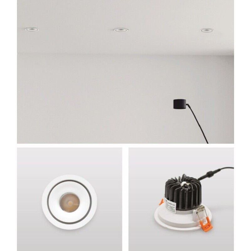 Downlight LED LUMIARC Ulight 6W Redondo Branco Luz Quente (2700K)