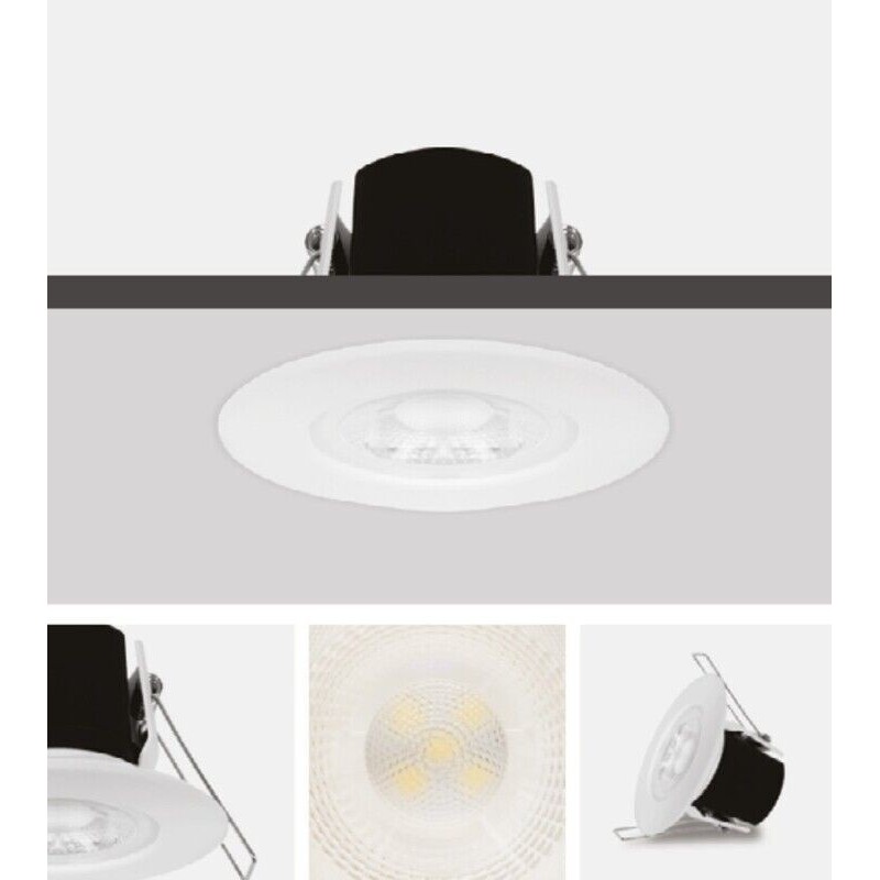 Downlight LED LUMIARC ADER 5W Redondo Dimável Luz Quente (3000K) IP65