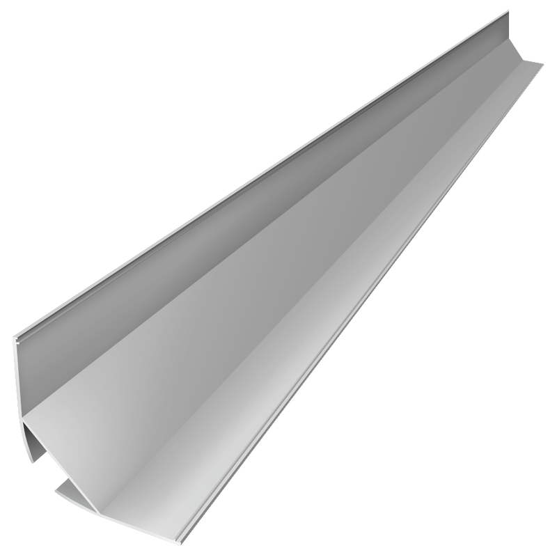 Perfil de Alumínio de Canto Largo Branco 2M EPLUS COR003-W