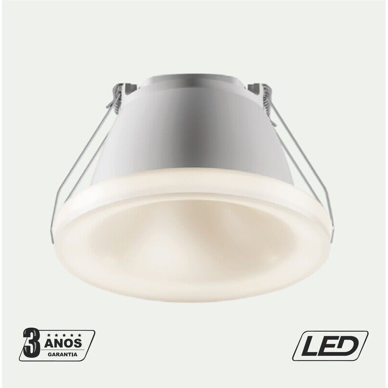 Downlight LED LUMIARQ TINO 6W Redondo Luz Quente (2700K)
