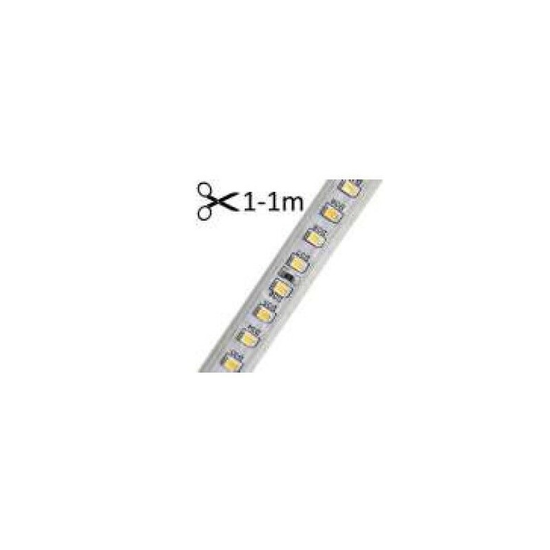 Fita LED 220V LUSELAMP 12W/m Verde 120x SMD 2835 (corte de metro a metro) IP65 - 1m