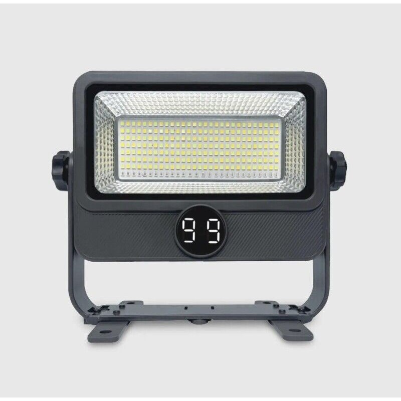 Projetor LED Solar Multifunções 70W 800LM Preto CCT3 IP65