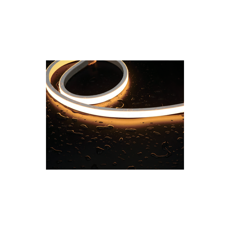 LED Neon Flex 24V Piscina Luz Quente (2700K) 10W/m IP68 ARON (5 Metros)