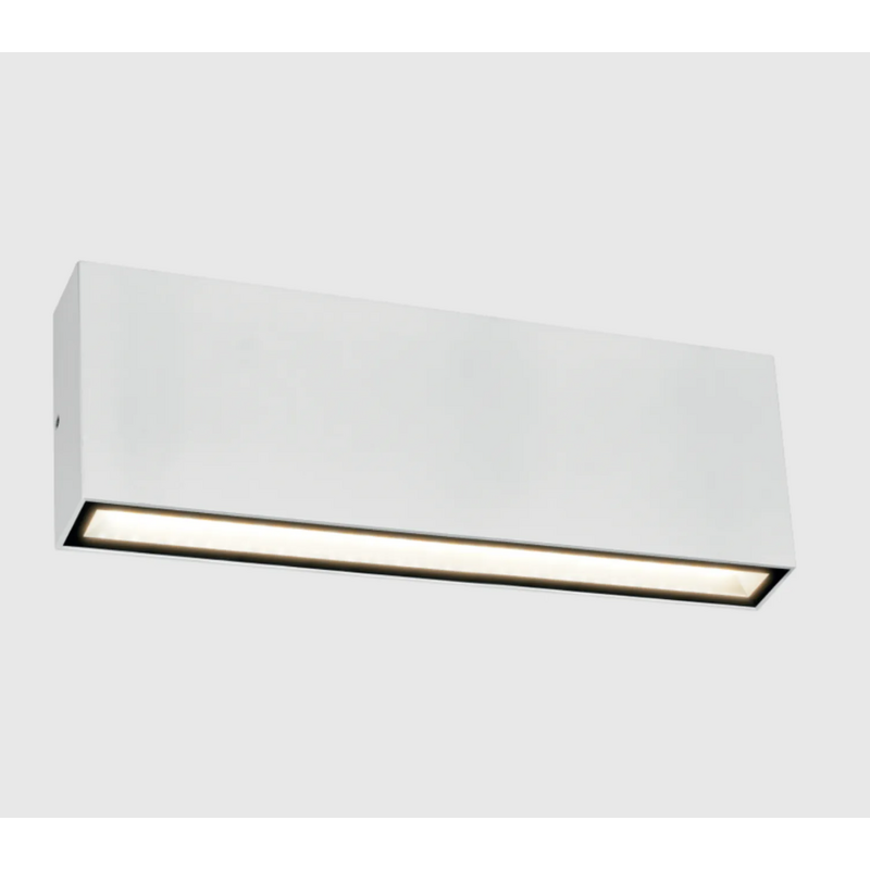 Aplique LED de Parede MAXLED Retangular Branco 2 x 12W CCT3 2930lm IP54