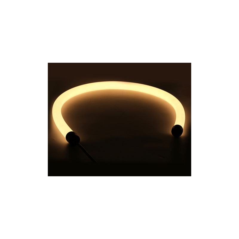 LED Neon Flex 24V 360º Ø25mm Luz Quente (2700K) 20W/m IP67 ARON (5 Metros)