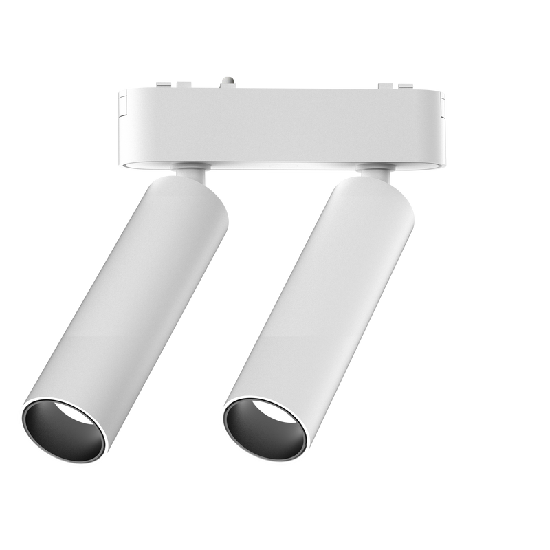 Projetor Duplo Branco 36º 7W+7W CCT3 para Calha Magnética LUMIARQ 40V