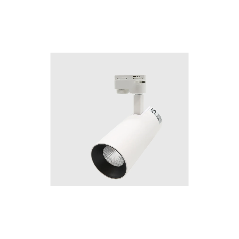 Projetor LED Zunit 28W Branco para Calha Monofásica CCT3 3000K-6500K