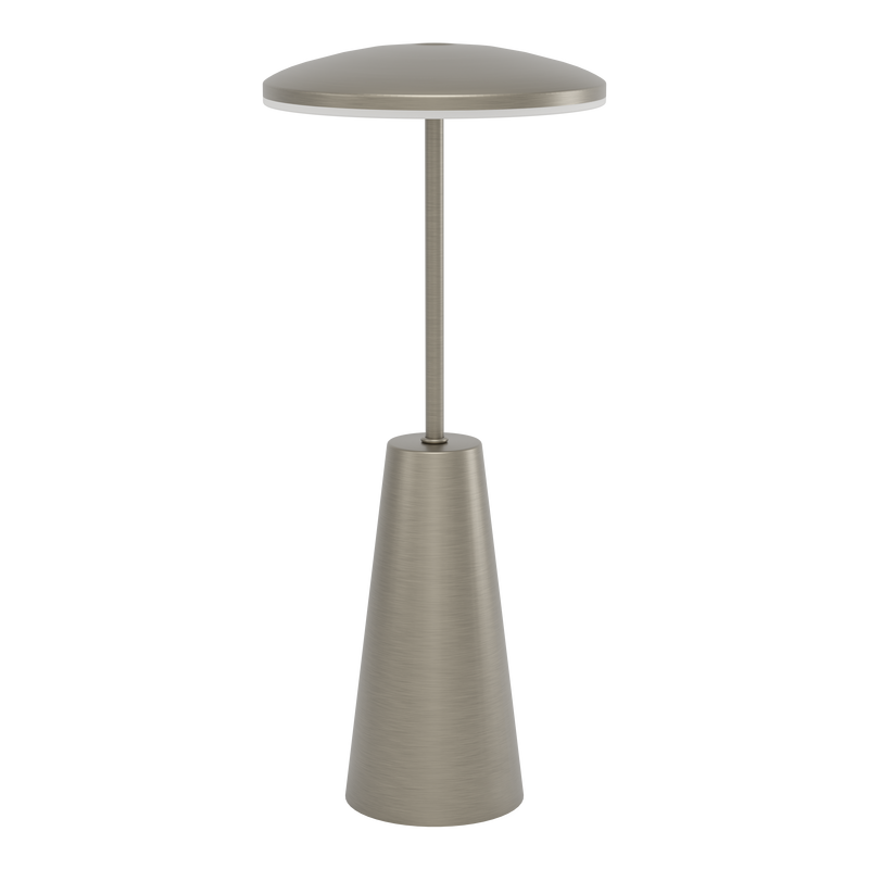 Candeeiro de Mesa Recarregável EGLO PICCOLA Aço 3CCT (2400K/3000K/4000K)