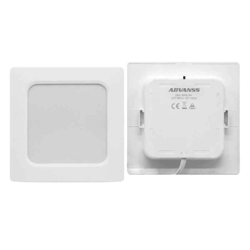 Painel LED MAXLED BOXSTER 24W Quadrado Branco CCT3 (3000K-6500K)