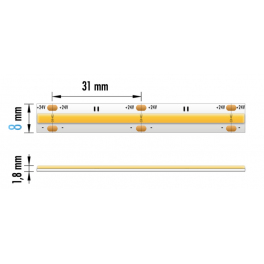 Fita LED COB 5M EPLUS 24V...