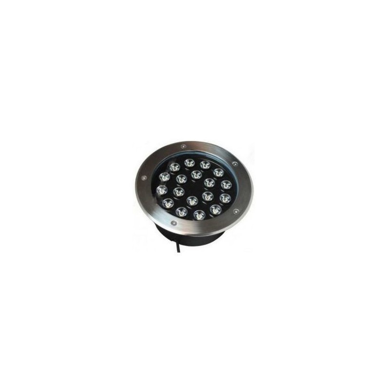 Uplight LED Luselamp Redondo Inox IP65 18W Luz Quente (3000K)