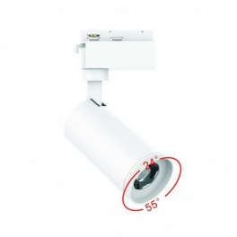 Projetor LUMIT ARGOS Branco para Calha Monofásica 30W CCT3