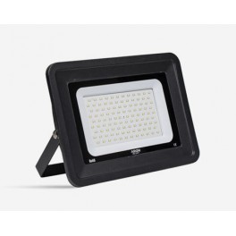 Projetor LED Slim ARON 50W Preto Luz Natural (4000K) IP65