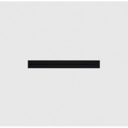 Calha para Tomadas Magnéticas Simples Preta 80cm IP20 (máx.8000W)