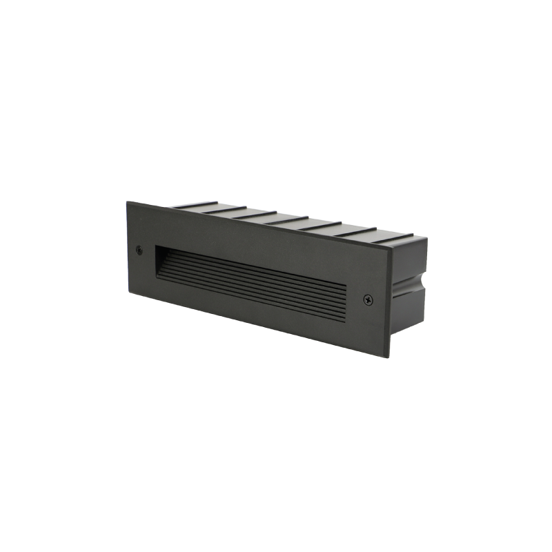 Aplique de Muro de Encastrar SLIGHTING ERTO 8W Preto Luz Quente (3000K)