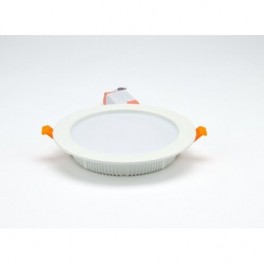 Downlight LED MLUX ZENITH 12W 1320lm Redondo Branco Luz Natural (4000K)