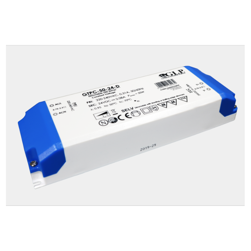 Fonte de Alimentação EPLUS GTPC-D 24V DC 50W 2.08A Dimável Triac IP20