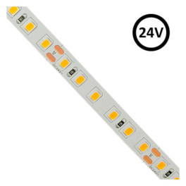 Fita LED LUSELAMP 24V 9W/m 120x SMD 2835 Luz Natural (4200K) IP20 (1m)