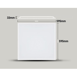 Painel LED ARON 600x600mm 35W BACKLIT UGR +19 CCT3 IP65