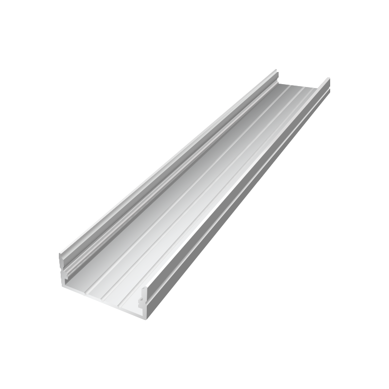 Perfil de Alumínio Saliente Branco 2M EPLUS OUT003-W