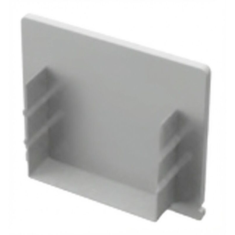 Topo p/ Perfil de Alumínio Saliente Branco (Ref:OUT013-W) EPLUS