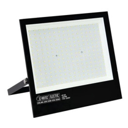 Projetor LED HOROZ ASLAN Preto Slim SMD 200W IP65 Luz Fria (6400K)