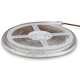Fita LED 5M V-TAC 12V 3.2W/m IP65 Vermelho 60x SMD 3528