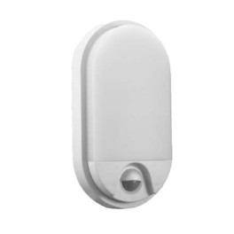 Plafon LED c/ Sensor Infravermelho MAXLED 10W-15W-18W Oval Branco 3CCT (3000K-4000K-6000K) IP65