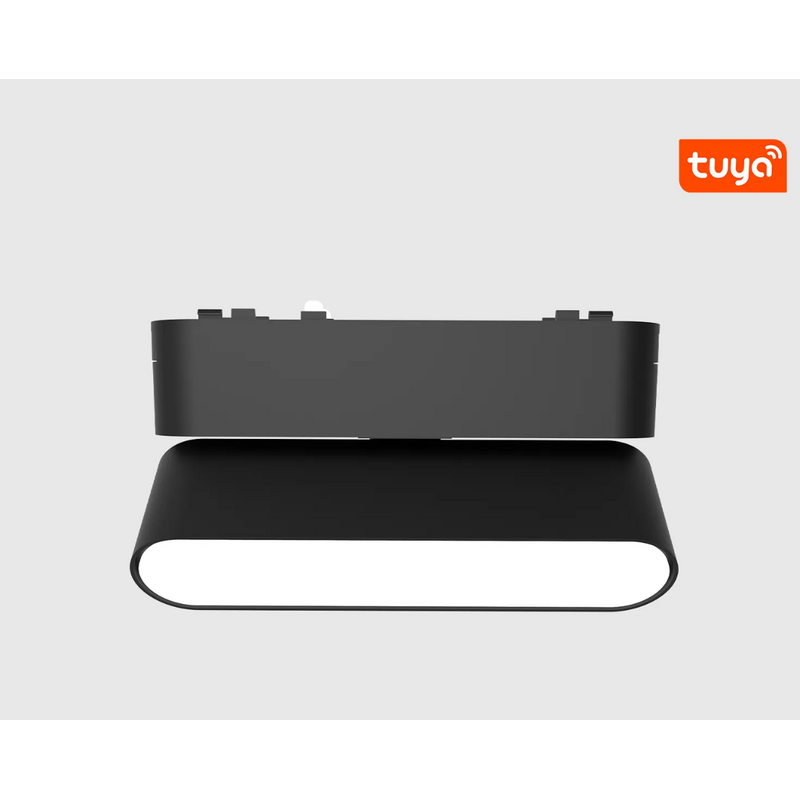 Projetor Linear Preto Orientável 100º 6W CCT3 para Calha Magnética LUMIARQ 40V