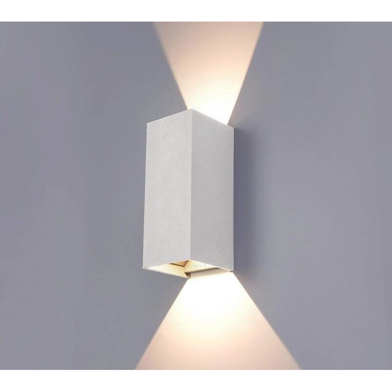 Aplique LED MAXLED Prisma-R Branco CCT3 2x5W 1180lm IP65 Ângulo Ajustável