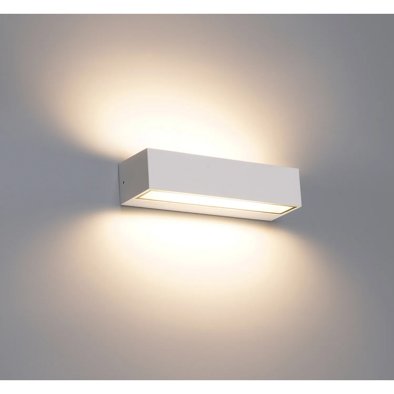 Aplique LED MAXLED Retangular Branco 2x 10W 3CCT IP65