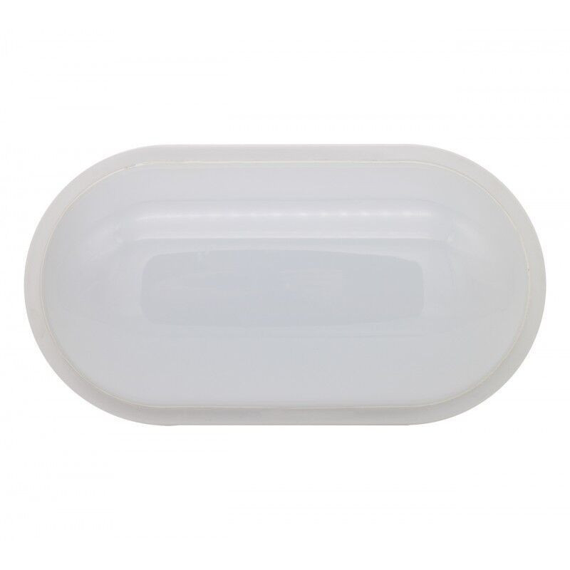 Aplique LED MAXLED Oval Branco 12W CCT3 (3000K-4000K-6500K) IP54