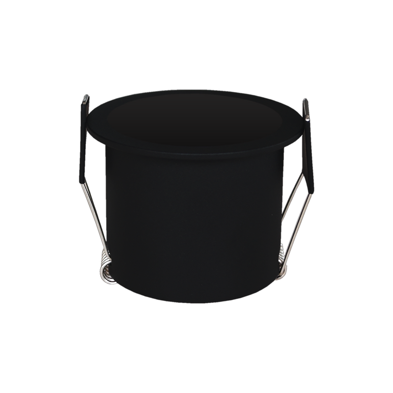 Aro GU10 Recuado Fixo SLIGHTING DEVA Alumínio Redondo Preto