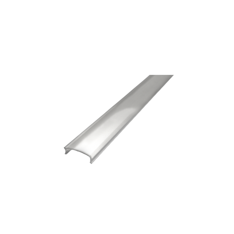 Difusor Transparente p/ Perfil de Alumínio (Ref:OUT001/OUT002/OUT006/COR001/IN001/IN002/IN008/PRO006/PRO012) 2M EPLUS