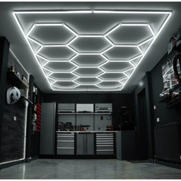 KIT LED HEXAGONAL 14 HEX LUSELAMP 4800x2400 672W Luz Fria (6400K) IP44
