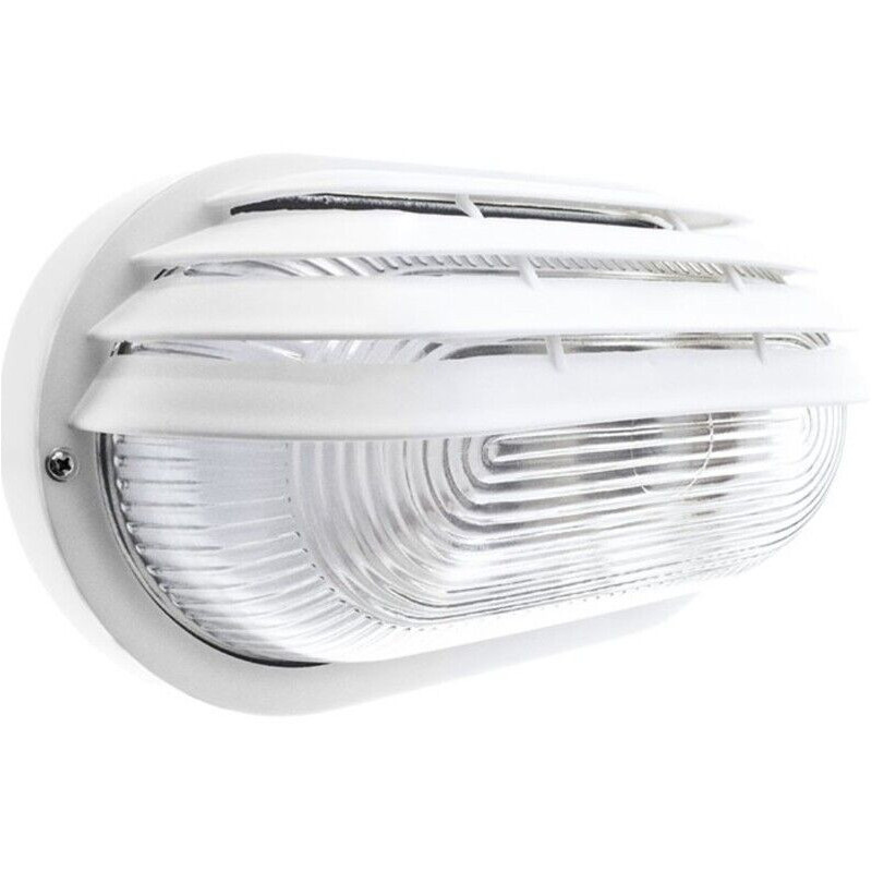 Aplique LED LUMIT CAIMA GRANDE Oval Branco E27 IP44
