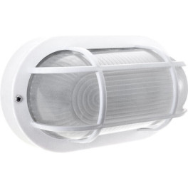 Aplique LED LUMIT CAIA PEQUENO Oval Branco E27 IP44