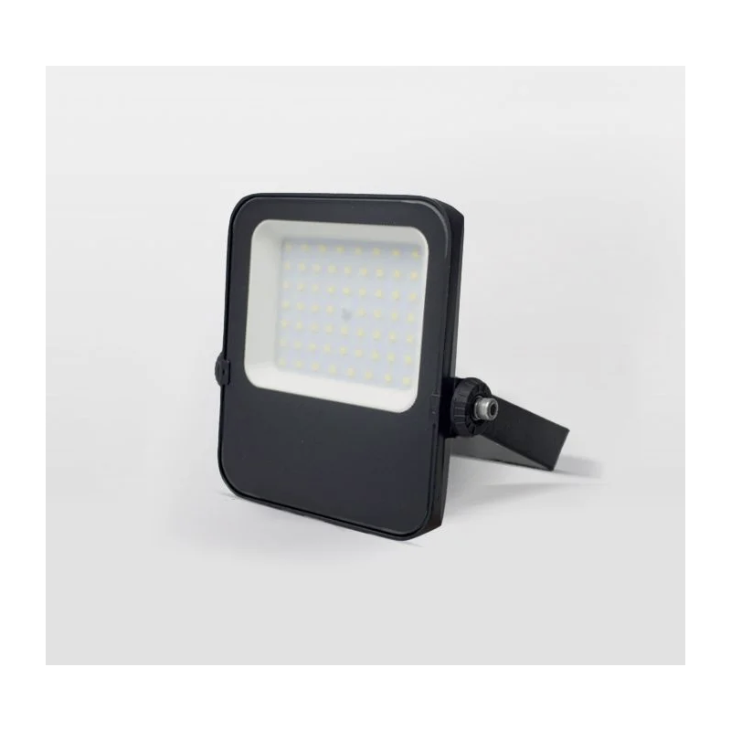 Projetor LED MAXLED Slim SMD 100W Preto IP65 CCT3