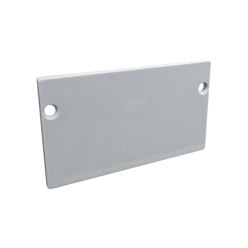 Topo p/ Perfil de Alumínio Saliente Cinza (Ref:OUT010-A) EPLUS