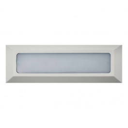 Aplique LED de Muro LUSELAMP Retangular Branco 10W Luz Natural (4200K) IP54