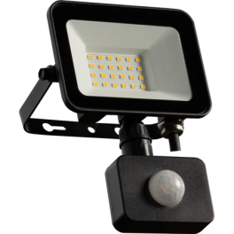 Projetor LED c/ Sensor ORO FOCUS Slim SMD 20W Preto Luz Natural (4000K) IP44