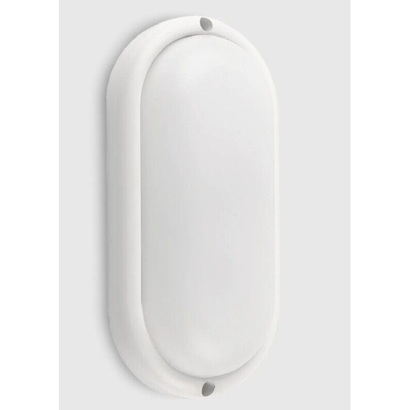 Plafon LED MAXLED Oval Branco 8W Luz Fria (6500K) IP65