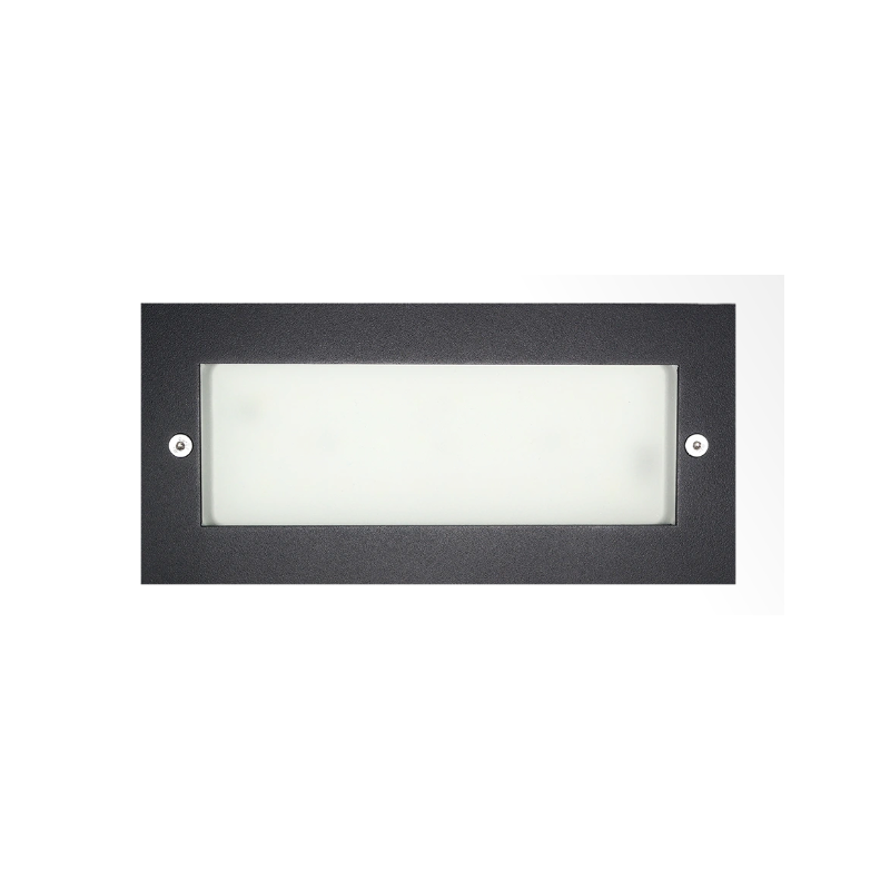 Aplique de Muro de Encastrar VILA GRAFITE SLIGHTING 6W CCT3 (3000K-4000-6400K) IP65 c/ caixa de encastre