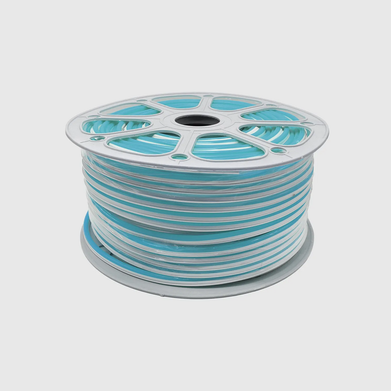Rolo 100M de Difusor em Silicone 6mm Azul para Neon 2º Geração MAXLED